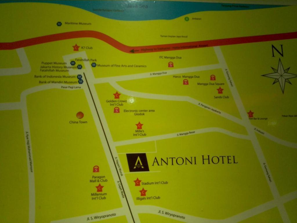 Antoni Hotel Jakarta Eksteriør bilde